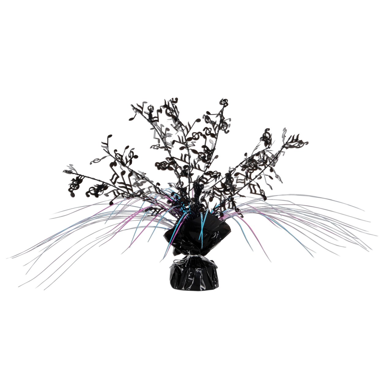 Beistle 11in. Musical Notes Gleam N Spray Centerpiece - 12 Pack